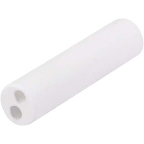 Uxcell 1.7 مللي متر ضياء أنبوب عزل السيراميك التوأم تتحمل الألومينا الخزف ارتفاع درجة الحرارة عازل الأنابيب لعنصر التدفئة 100 قطعة in Kuwait