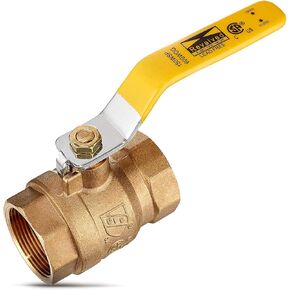 منفذ كامل REVALVED 1 بوصة. صمام كروي نحاسي - صمام نحاسي خالٍ من الرصاص، موصل NPT ملولب أنثى - أقصى ضغط، 150 رطل لكل بوصة مربعة WSP / 600 رطل لكل بوصة مربعة WOG - 1 بوصة، حزمة واحدة in Kuwait