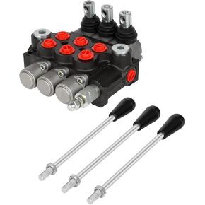 1 Spool 11 GPM Hydraulic Flow Control Valve G Ports Adjustable Relief Lever Handle Double Acting Parallel Center Tractor Loader W/Joystick Small Tractors/Tanks Loaders Log Splitters 3600 PSI in Saudi Arabia