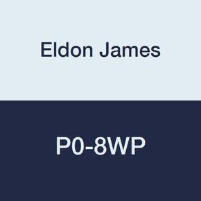 Eldon James P0-8WP P0-1NK قابس إدراج شائك من مادة البولي بروبيلين الأبيض الصناعي، خرطوم بارب 1/2 بوصة (عبوة من 10) in Kuwait