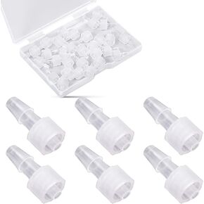 30pcs Syringe Adapter, Male Luer Lock 3/16 Inch Luer Lock Connector Kit to Syringe Coupler Adapter Luer Adapter in Saudi Arabia