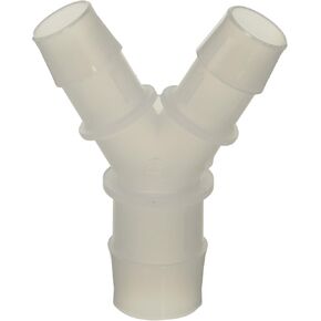 Eldon James RY12-16PP موصل على شكل حرف Y من البولي بروبيلين المشتق من مادة غير حيوانية، خرطوم بارب 3/4 بوصة × 1 بوصة (عبوة من 10 قطع) in Kuwait