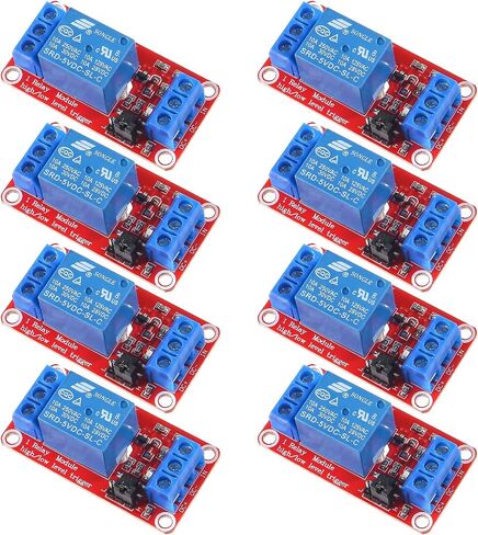 درع لوحة وحدة التتابع 1 قناة 5 فولت مع Optocoupler يدعم مرحل متوافق مع الزناد عالي/منخفض المستوى (عبوة من 8) in Kuwait
