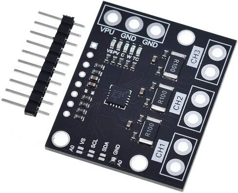 DKARDU 2PCS INA3221 Triple-Channel Shunt Current Voltage Monitor Sensor Low/High Side I2C Output Power Monitoring Control Module for INA219 Replacement in Kuwait