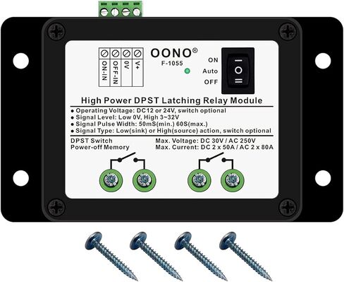 12 فولت/24 فولت DPST 80A/250VAC 50A/30VDC وحدة مرحل الإغلاق in Saudi Arabia