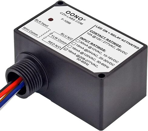 وحدة ترحيل الطاقة SPDT 10Amp، حاوية بلاستيكية وسلك مسبق (AC 208-277V) in Kuwait
