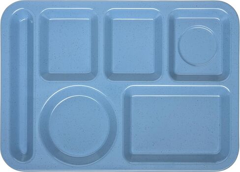 منتجات Carlisle FoodService Products صينية ميلامين ثقيلة الوزن مكونة من 6 أقسام مقاس 10 × 14 بوصة - ظل رملي in Kuwait