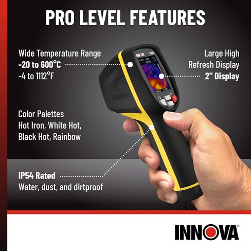 كاميرا INNOVA 3360 متعددة الأغراض للفحص بالأشعة تحت الحمراء - كاميرا تصوير حراري - 8.66 × 5.75 × 2.68 بوصة in Saudi Arabia