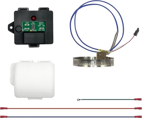 ترقية 637360 جهاز التحكم في درجة الحرارة مناسب لـ Norcold 2118 1200 1201 1210 1211 Series RV وحدة تبريد الثلاجة استبدال Norcold 634677 634678 طقم التحكم في درجة الحرارة، مع صندوق مقاوم للماء in Kuwait