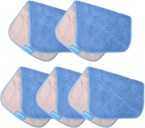 KEEPOW Microfiber Mop Cloth Refills Compatible with MR.SIGA Professional Microfiber Mop, Double Side use, Wet & Dry Mopping, Pack of 5 in Kuwait