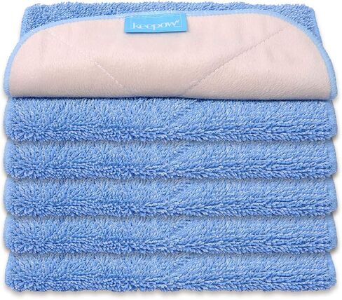 KEEPOW Microfiber Mop Cloth Refills Compatible with MR.SIGA Professional Microfiber Mop, Double Side use, Wet & Dry Mopping, Pack of 5 in Kuwait