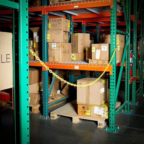 ستوكروم بلس سلسلة حواجز بلاستيكية صفراء، وصلة امان مقاومة للعوامل الجوية (100 قدم) in Kuwait