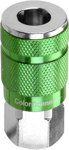 ColorConnex Plug (2-Pack), ARO Type B, 1/4" FNPT, Green - A71430B-2PK in Kuwait