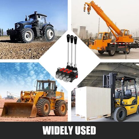 1 بكرة 11 GPM صمام التحكم في التدفق الهيدروليكي منافذ SAE مقبض رافعة تخفيف قابل للتعديل محمل جرار مركزي متوازي مزدوج التمثيل مع عصا التحكم للجرارات الصغيرة/لوادر الخزانات مقسمات السجل 3600 رطل لكل بوصة مربعة in Kuwait
