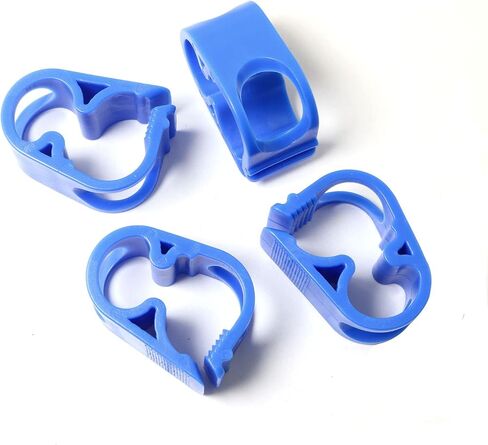 4pcs Flow Control Hose Clamp Plastic Tubing Clamps 1/8"-5/32" Tube OD Shut Off Hose Clamp Laboratory Pinch Valve Flow Control Hose Clamp in Kuwait
