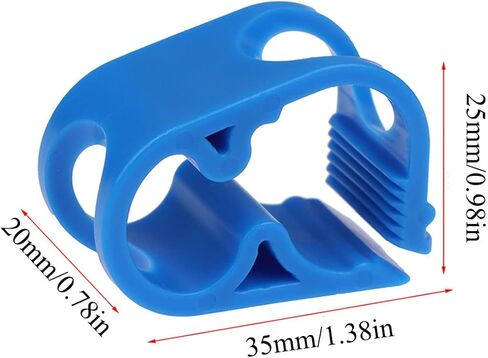 4pcs Flow Control Hose Clamp Plastic Tubing Clamps 1/8"-5/32" Tube OD Shut Off Hose Clamp Laboratory Pinch Valve Flow Control Hose Clamp in Kuwait