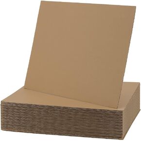 70 Pack 8.5 x 11 Inch Brown Corrugated Cardboard Sheets, 1/8 Inch Thick Cardboard Sheets, Flat Cardboard Inserts Corrugated Cardboard Pads for Packing, Mailing, DIY Crafts in Saudi Arabia