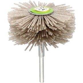 فرشاة عجلة من النايلون من Utoolmart، 120 حبيبة، رأس جلخ كاشط مع ساق ملولبة 6 مم، قطعة واحدة in Kuwait