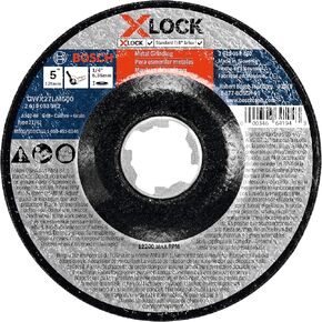 بوش GWX27LM450 4-1/2 بوصة. × 1/4 بوصة. عجلة جلخ معدنية من X-LOCK 30 حبيبة متوافقة مع 7/8 بوصة. Arbor Type 27 للتطبيقات في طحن المعادن in Kuwait