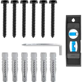 Mounting Dream Lag Bolt Kit for TV Wall Mount Comes with M8 Lag Bolt for Wood Stud, Fischer Anchors for Concrete Wall, Includes Allen Key and Bubble Level for Easy Installation MD5753 in Kuwait
