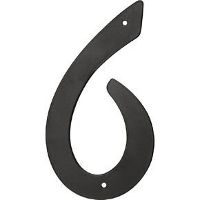 Hillman 841618 Black 4-Inch Nail Die Cast Aluminum, House Number 1