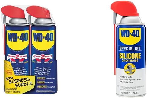 WD-40 Original Formula, Multi-Use Product with Smart Straw Sprays 2 Ways, 14.4 OZ [2-Pack] in Saudi Arabia