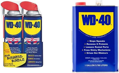 WD-40 Original Formula, Multi-Use Product with Smart Straw Sprays 2 Ways, 14.4 OZ [2-Pack] in Saudi Arabia