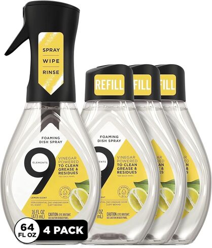 سائل منعم ومنقي للغسيل من 9 عناصر، شفاف، برائحة الليمون، 67 أونصة in Kuwait