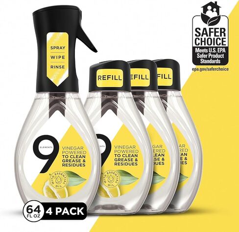 سائل منعم ومنقي للغسيل من 9 عناصر، شفاف، برائحة الليمون، 67 أونصة in Kuwait