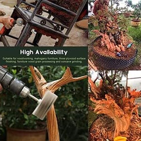 فرشاة عجلة من النايلون من Utoolmart، 120 حبيبة، رأس جلخ كاشط مع ساق ملولبة 6 مم، قطعة واحدة in Kuwait