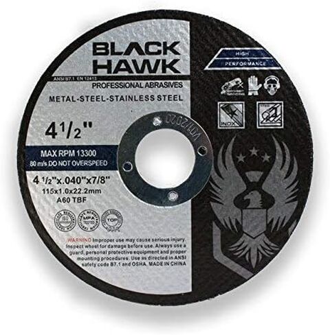 Metal and Stainless Steel Thin Cut Off Wheels for Angle Grinders, 6" x .045" x 7/8" - 25 Pack in Saudi Arabia