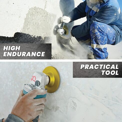عجلة طحن الخرسانة من Ace-Tools 4 1/2 لطاحونة الزوايا، عجلة طحن خرسانة 4.5 بوصة لطحن الخرسانة والأسمنت وأحجار البناء والجرانيت والرخام، عجلة كأس ماسية 18 قطعة بفتحة أربور 7/8 بوصة in Kuwait