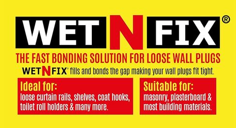 ويت ان افكس (20 قرص) - تثبيت مثبتات الحائط بسرعة! مثالية لتركيبات الجدران السائبة مثل قضبان الستائر وحوامل بكرات المرحاض. مثالية للجدران الجافة والبناء. in Kuwait