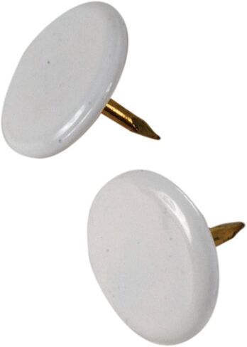 The Hillman Group 532446 Thumb Tacks, White, 40-Pack in Saudi Arabia
