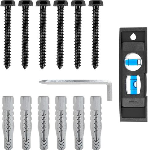 Mounting Dream Lag Bolt Kit for TV Wall Mount Comes with M8 Lag Bolt for Wood Stud, Fischer Anchors for Concrete Wall, Includes Allen Key and Bubble Level for Easy Installation MD5753 in Kuwait
