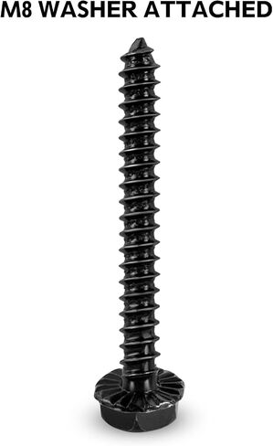 Mounting Dream Lag Bolt Kit for TV Wall Mount Comes with M8 Lag Bolt for Wood Stud, Fischer Anchors for Concrete Wall, Includes Allen Key and Bubble Level for Easy Installation MD5753 in Kuwait