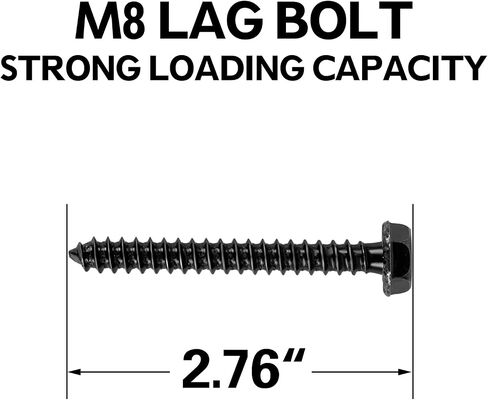 Mounting Dream Lag Bolt Kit for TV Wall Mount Comes with M8 Lag Bolt for Wood Stud, Fischer Anchors for Concrete Wall, Includes Allen Key and Bubble Level for Easy Installation MD5753 in Kuwait