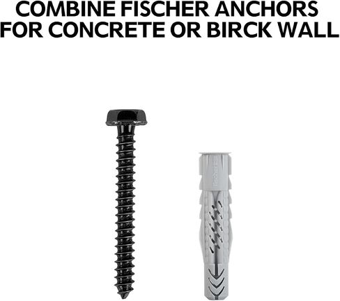 Mounting Dream Lag Bolt Kit for TV Wall Mount Comes with M8 Lag Bolt for Wood Stud, Fischer Anchors for Concrete Wall, Includes Allen Key and Bubble Level for Easy Installation MD5753 in Kuwait