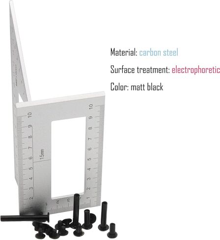 مجموعة متنوعة من أعمدة ربط براغي شيكاغو SCXCLY 120 قطعة، 6 مقاسات (M5 × 6/10/15/25/30/45 م)، فولاذ كربوني كهربائي (أسود) in Kuwait