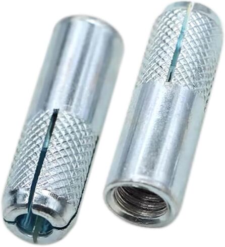 مرساة بودلون مطلية بالزنك، مقاس 3/8 بوصة - 16 خيط مرساة، قطر مرساة 1/2 بوصة، 10 عبوات in Kuwait