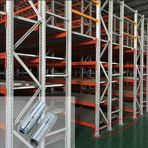 مرساة بودلون مطلية بالزنك، مقاس 3/8 بوصة - 16 خيط مرساة، قطر مرساة 1/2 بوصة، 10 عبوات in Kuwait