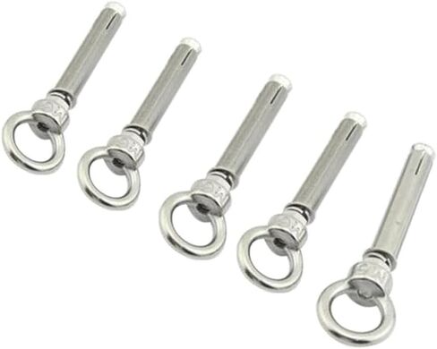 Yasorn M6 Open Cup Hook Expansion Screws Stainless Steel Ceiling Hook Bolts 5-Pack in Kuwait