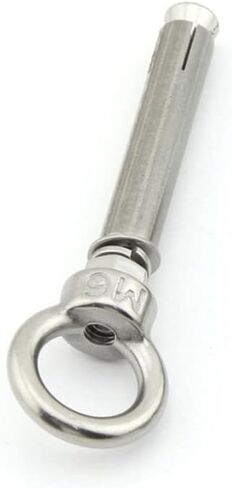 Yasorn M6 Open Cup Hook Expansion Screws Stainless Steel Ceiling Hook Bolts 5-Pack in Kuwait