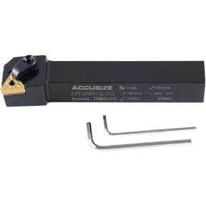 أدوات صناعية Accusize 3/4 بوصة × 5 بوصة الطول الكلي MtTJNR 12-3c حامل أدوات المخرطة مع إدراج TNMG33، اليد اليمنى، 2312-5008 in Saudi Arabia