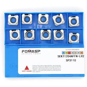 FomaSP كربيد إدراج للألمنيوم SEKT1204AFFN-LH2 لطحن أدوات القطع التشطيب العمل طحن إدراج 10 قطعة in Kuwait