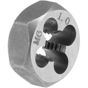 uxcell Hex Rethreading Die M10 x 1.5 Pitch Carbon Steel Metric Hexagon Taper Pipe Die Accuracy Grade: 6g in Saudi Arabia