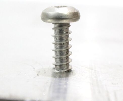 10 x 3/4" Stainless Pan Head Square Drive Sheet Metal Self Tapping Drilling Screws, (100 Pack) 410 Stainless, Choose Size and Quantity, by Bolt Dropper. in Saudi Arabia