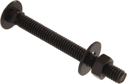 852518 5/16 x 5" Carriage Bolt - Black Finish 3-Pack in Saudi Arabia