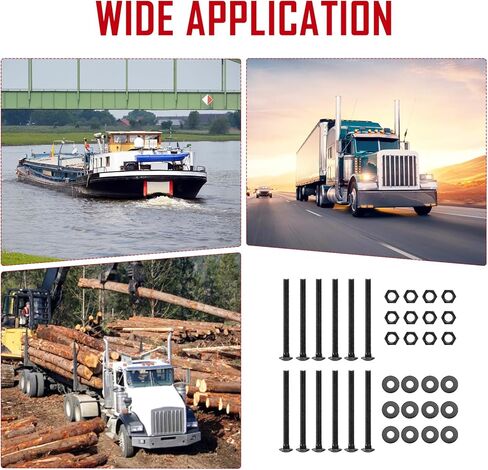 SPARKWHIZ 1/2 in. x 6 in. Carriage Bolt Kit Includes 12 Bolts, 12 Washers, and 12 Nuts in Kuwait