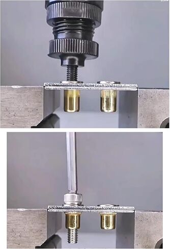 M6 Metric Rivet Nuts Zinc Plated Carbon Steel Threaded Insert Nut Nutsert Rivnuts Flat Head Knurled Body,40Pcs in Saudi Arabia
